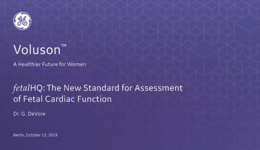 2019 ISUOG - fetalHQ: The New Standard for Assessment of Fetal Cardiac Function (Dr. DeVore)