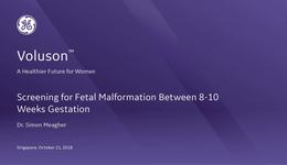 ISUOG 2018 - Screening for Fetal Malformation Between 8-10 ...