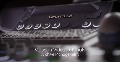Voluson Signature without Touch - Archive Management - education video 