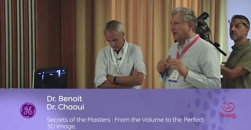 ISUOG Secret of the Masters:  Dr. Benoit & Dr. Chaoui- From the Volume to the Perfect 3D Image