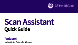 Voluson Scan Assistant Quick Guide (2024)
