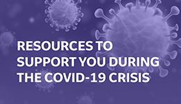 SUPPORTING YOU DURING THE COVID-19 CRISIS