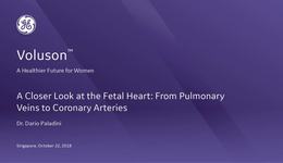 ISUOG 2018 - A Closer Look at the Fetal Heart: From Pulmonary Veins to Coronary Arteries with Dr. Paladini