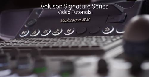 Voluson S8: Getting Started 